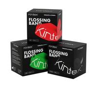 Kintex Banda de compresión Voodoo, 208 cm x 5 cm, Banda de compresión, Terapia, Movilidad, rehabilitación, Hilo Dental, Banda de Hilo Dental, Entrenamiento, regeneración (Negro)