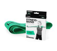 Kintex Banda de Fitness, 2,5 m x 15 cm, Cinta de Gimnasia en 7 resistencias, 100% látex, Cinta de Entrenamiento transportable (Verde)