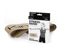 Kintex Banda de Fitness, 2,5 m x 15 cm, Cinta de Gimnasia en 7 resistencias, 100% látex, Cinta de Entrenamiento transportable (Plata)