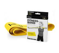 Kintex Banda de Fitness, 2,5 m x 15 cm, Cinta de Gimnasia en 7 resistencias, 100% látex, Cinta de Entrenamiento transportable (Amarillo)