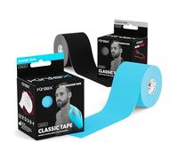 Kintex Cinta de kinesiología Tape, 2 Rollos (5 cm x 5 m), Cinta Muscular, Impermeable, kinesiológico