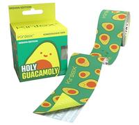 KINTEX - Cinta Kinesiologica | Cinta Kinesiotape con Diseño Resistente al Agua y a la Piel, 5cmx5m, Cinta para Deporte, Cintas Elásticas Fisioterapia | Venda Elástica Adhesiva (Holy Guacamoly)