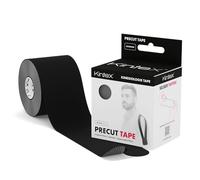 Kintex - Cinta Kinesiologica | 20 Tiras de Cinta Kinesiotape Resistente al Agua y a la Piel, 25cmx5cm, Cinta para Deporte, Cintas Elásticas Fisioterapia | Venda Elástica Adhesiva (Negro)