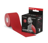 Kintex Cinta Kinesiology Classic 5cm x 5m, Cinta fisiológica, Cinta terapéutica, elástica, impermeable Rojo