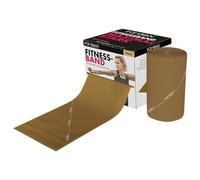 Kintex Fitnessband Bulk Banda de Fitness Rollo, Unisex Adulto, Oro, 25 m