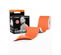 Kintex Kinesiology Tape Classic - Cinta Kinesiológica Autoadhesiva, Elástica, Impermeable e Hipoalergénica - Esparadrapo Deportivo para Uso en Lesiones Deportivas - Naranja - 5 cm x 5 m