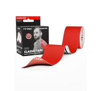 Kintex Kinesiology Tape Classic - Cinta Kinesiológica Autoadhesiva, Elástica, Impermeable e Hipoalergénica - Esparadrapo Deportivo para Uso en Lesiones Deportivas - Rojo - 5 cm x 5 m