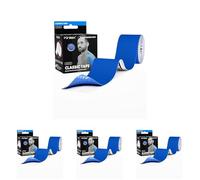 Kintex Kinesiology Tape Classic - Cinta Kinesiológica Autoadhesiva, Elástica, Impermeable e Hipoalergénica - Esparadrapo Deportivo para Uso en Lesiones Deportivas - Azul Oscuro - 5 cm x 5 m