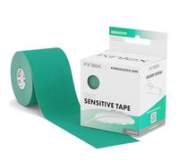 Kintex Kinesiology Tape Sensitive - Cinta Kinesiológica Autoadhesiva, Elástica, Impermeable e Hipoalergénica - Esparadrapo Deportivo para Pieles Sensibles - Verde Menta - 5 cm x 5 m