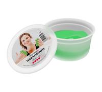 Kintex Masilla terapéutica, 85 g, 6 fuerzas diferentes, entrenamiento de manos, exprimidor de manos, masilla, fisio masilla (Verde)