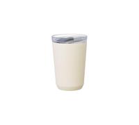 Kinto 20441 - Vaso para llevar, 360 ml, con enchufe, color blanco