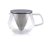 Kinto Carat Tetera de Cristal con Filtro cciaio