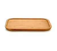Kinvara Bandeja de Aperitivos Marrón Bambú (18 x 1,5 x 25 cm) (12 Unidades)