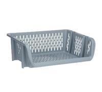 Kinvara Cesta para Verduras Gris Polipropileno (30 x 13,5 x 38,7 cm) (24 Unidades)