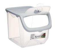 Kinvara Cesta para Verduras Gris Transparente Apilable Plástico (12 L)