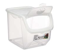 Kinvara Cesta para Verduras Transparente Blanco Apilable Plástico (12 L)