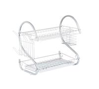 Kinvara Escurridor para Fregadero Blanco 45,5 x 24,5 x 37,5 cm