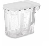 Kinvara Organizador para Nevera Gris Transparente Plástico 2,5 L 20,5 x 17 x 13 cm (24 Unidades)