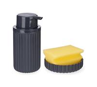 Kinvara Set de Cocina 3 Piezas Antracita Plástico