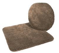 Kinzler J-10053/52 - Alfombra de baño, Tela Vaquera, 47 x 50 cm, Color marrón