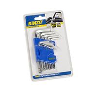 Kinzo 56406 - Juego de 13 llaves hexagonales