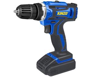 Kinzo Atornillador inalámbrico, 14,4 V, azul, taladro inalámbrico, velocidad variable