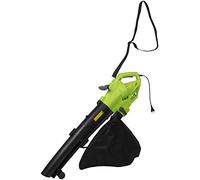 Kinzo DT2250A Soplador de Hojas con Bolsa de Recogida 3000 W 3 en 1 soplador Aspirador y mantillo