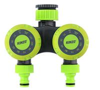 Kinzo Doble temporizador mecánico universal para riego.