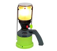 Kinzo Lámpara de gas - Incluye 3 pistones de gas - para camping y exteriores - Mango - Encendido piezoeléctrico