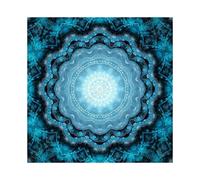 KINZON 30x40cm Adultes Enfants 5D DIY Diamond Art Painting Set - Blue Mandala Flower Pattern, Full Diamond Embroidery Craft, Canvas Crystal Rhinestone