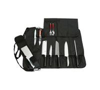 KINZON Unitaire Heavy Duty Emplacement, Sac en Rouleau Couteaux de Chef, Sac De Rangement Portable pour Couteaux de Cuisine, Fourre-Tout avec Bandoul