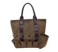 KIOALXZ Bolsa organizadora de Herramientas de Lona Resistente y práctica, | soluciones de almacenamiento versátiles para todas las necesidades de jardinería, bolsa de almacenamiento de herramientas