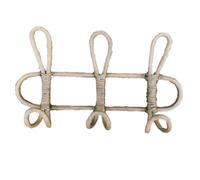 Kioball de Pared de Ratán: Percha Decorativa para Habitación de Niños, Organizador de Ropa y Sombreros, Estante de Almacenamiento Colgante para Prendas de Niños B