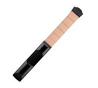 Kioball Entrenador de Guitarra Portátil de Bolsillo, Herramienta de Práctica de Acordes con Mástil de Madera de 6 Cuerdas y 6 Trastes para Principiantes