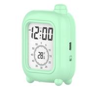 Kioball Reloj Despertador Pequeño Multifunción con Cuenta Regresiva, Reloj Despertador Electrónico Escritorio para Centro Comercial, Adornos, Herramienta Aprendizaje con Forma Tomate C
