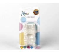 Kiokids 12144 - Pack seguridad bebés 2 protectores contra esquinas