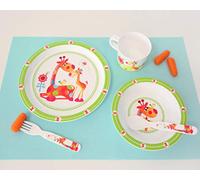 Kiokids 1932 - Set vajilla con 5 piezas, unisex, color verde