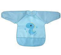 Kiokids Babero Impermeable Con Mangas Dino Azul