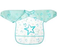 Kiokids Babero Impermeable Con Mangas Rosa