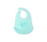 Kiokids - Babero Silicona - Azul Claro Kiokids