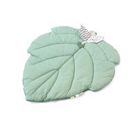 Kiokids | Mantita de Actividades de Algodón con Forma de Hoja | Alfombra Acolchada para Bebés | Suave, Natural y Estimulante | Ideal para Juegos, Descanso o Gimnasio de Madera | Desde el Nacimiento