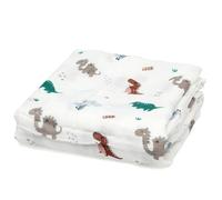 Kiokids Muselina Dinosaurios 120x120cm