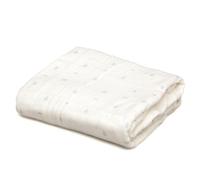 Kiokids - Muselina Estampado Azul - 70% Bambú y 30% Algodón - Ultra Suave, Antibacteriana y Termoclimática, +0 Meses - Certificado OEKOTEX +0 Meses - 120x120cm