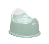 Kiokids | Orinal Infantil Salvia con Tapa y Asa | Ligero y Fácil de Transportar | Respaldo Cómodo | Extraíble para Mayor Higiene | Ideal para Aprendizaje de Niños +24 Meses