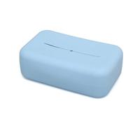 KIOKIDS | Porta Toallitas de Silicona Color Azul | Estuche Higiénico y Reutilizable para Toallitas Húmedas | Práctico, Flexible y Antisecado | Ideal para Paseos, Mochilas y Cambiadores | Diseño Unisex