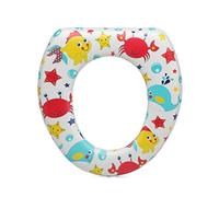 Kiokids - Reductor WC con Asas para Niños +12 Meses, Acolchado y Seguro, Fácil de Limpiar, Asas para Mayor Comodidad, Protector de Salpicaduras, Compatible con Inodoros Estándar (Océanos)