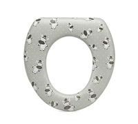 Kiokids - Reductor WC con Asas para Niños +12 Meses, Acolchado y Seguro, Fácil de Limpiar, Asas para Mayor Comodidad, Protector de Salpicaduras, Compatible con Inodoros Estándar (Cebras)