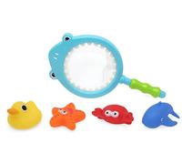 Kiokids Set De Pesca con 4 Muñecos De Vinilo Antimoho para El Baño