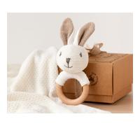 Kiokids - Sonajero de conejito de algodón Kiokids