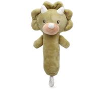 KIOKIDS |Sonajero Peluche Dinosaurio para Bebé |Suave y Seguro desde el Nacimiento | Estimula los Sentidos y la Coordinación | Fácil de Agarrar |Primer Juguete Sensorial para Recién Nacido | Lavable
